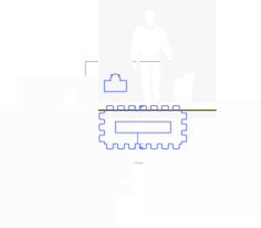 Layouts Classrooms Shapes Rectangle Large Blueprint Style Svg Vector, Free Vectors File